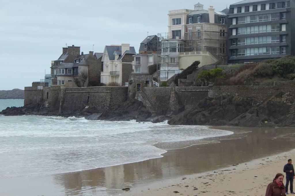 Saint Malo Bel Appartement Neuf Pres Gare Plage Sillon Intramuros Parking Prive Dış mekan fotoğraf